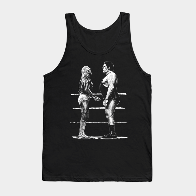 Anre the Giant vs Hulk Hogan - PENCILWHITE Tank Top by haramgeh